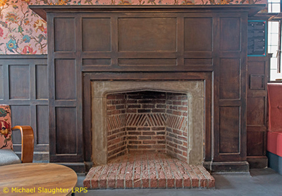 Fireplace in Left Hand Bar.  by Michael Slaughter. Published on 